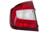 Stop spate lampa Skoda Rapid (Nh), 10.2012-, Liftback, partea Stanga, P21/4W+P21W+PY21W+W3W; fumuriu; Omologare: ECE, VISTEON