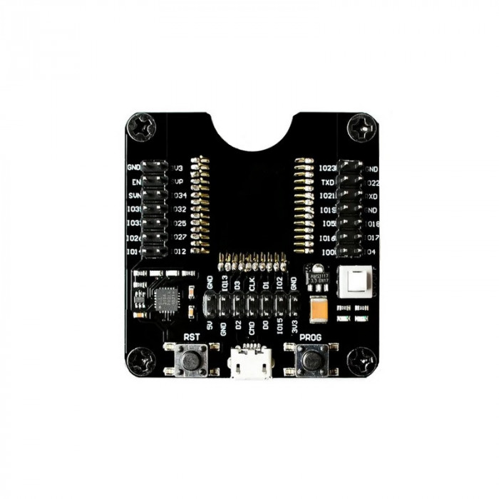 Placa de Dezvoltare ESP-WROOM-32 cu Dispozitiv de Testare și Descărcare