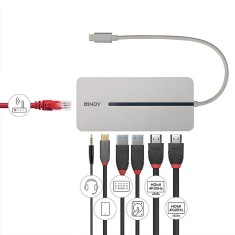 Lindy DST-Mx Duo Mini Docking Station USB Type-C, Dual display