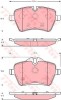Set placute frana,frana disc MINI MINI (R50, R53) (2001 - 2006) TRW GDB1712