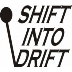 stickere auto Shift into drift