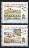 Cehoslovacia 1980 - Bratislava istorica, serie neuzata