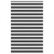 vidaXL Jaluzea tip zebra neagră lățime țesătură 140,9 cm poliester
