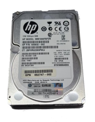 Hard disk server HP ST91000640SS 1TB 7200rpm 12Gbps 605832-002 652747-002 652749-B21 653954-001 foto