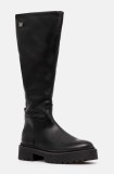 Steve Madden cizme Galina femei, culoarea negru, cu toc plat, izolare usoara, SM11003333