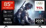 TCL 85T8D , QD, MiniLED TV 4K 85 144 Hz, Google TV, HDR10+, Dolby Vision, HDMI 2.1