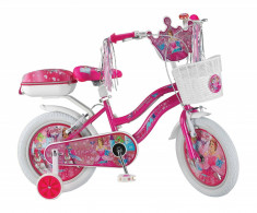 Bicicleta Copii Umit Princess , Culoare Roz , Roata 16&amp;quot; , OtelPB Cod:1608000000 foto