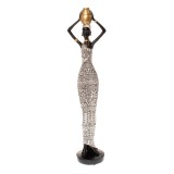Statueta African Girl 2, Rasina, Negru, 45 cm ComfortTravel Luggage