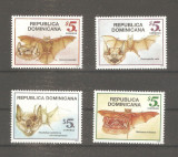 REPUBLICA DOMINICANA 1997 FAUNA LILIECI, Nestampilat