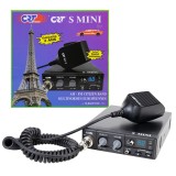 Statie radio CB CRT S Mini Dual Voltage, 12/24V, 4W, cu ASQ, AM-FM