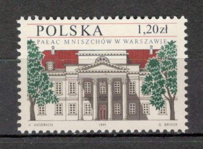 Polonia.1998 Palatul Mniszech Varsovia MP.338 foto