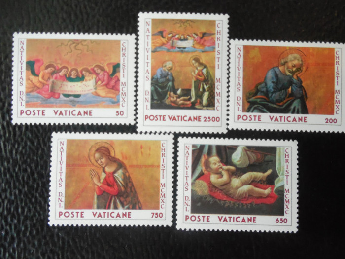 Vatrican-Picturi religioase-serie completa-stampilate
