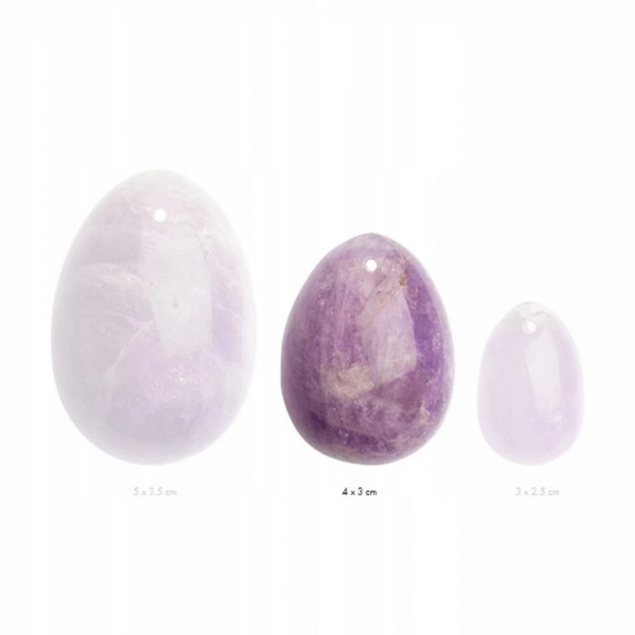 Geisha ball - La Gemmes Yoni Egg Pure Amethyst M