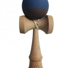 Kendama profesionala, Bila din lemn cu strat de silicon, Albastru inchis, 30KD