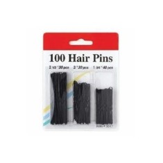 Set 100 Ace de Păr pentru Coc &ndash; 3 Dimensiuni