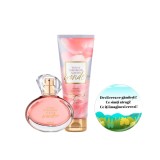 Set complet pentru Ea TTA Wonder (apa de parfum, lotiune de corp), insotit de insigna Dactylion cu mesaj motivational, 45 ml, Avon