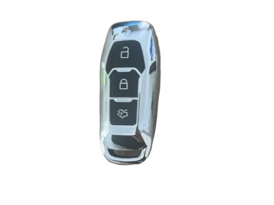 Husa Cheie Smartkey Ford Ranger, Explorer, 3 Butoane, Tpu, Gri foto