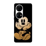 Husa compatibila cu Huawei Nova 8i model Glitter Mickey Mouse, Silicon, TPU, Viceversa, Transparent, Carcasa