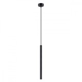 Lampă Suspendată Arche Negru Oțel 1 Bec Tub Modern De Interior