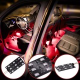 Set de 2 placi cu module LED lumina rosie interior pentru Seat Leon, Mii, Tarraco, Toledo, Alhambra, Ateca, Exeo, Ibiza, Leon
