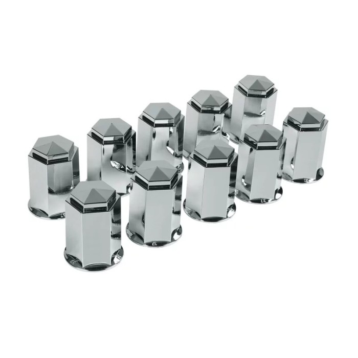 Capacele ABS prezoane camion 10buc - &Oslash; 33mm - Crom Garage AutoRide