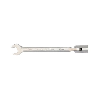 52845 VOREL Cheie fixa si tubulara 14 mm, cu articulatie foto