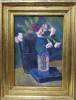 Gheorghe Zidaru - Vas cu Flori, Ulei/Carton, 51.5x36 cm, Semnat 1958