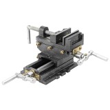 VidaXL Menghină &icirc;n cruce mașină de găurit, acționare manuală, 70 mm