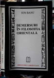 Ion Banu-Demersuri infilozofia orientala