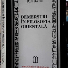 Ion Banu-Demersuri infilozofia orientala