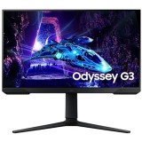 Monitor Gaming VA LED Samsung 24 LS24DG302EUXEN, Full HD (1920 x 1080), HDMI, DisplayPort, Pivot, 180 Hz, 1 ms Negru