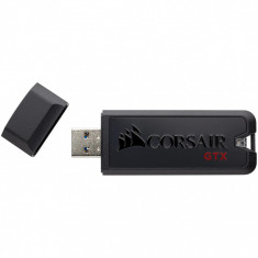 Memorie USB Corsair Flash Voyager GTX, 256GB, constructie metalica premium, USB 3.1, Negru