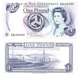 Insula Man Isle of Man 1 Pound 1990 - 2009 P-40c UNC