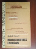 Colectia eminesciana 46- Meditatii economice eminesciene