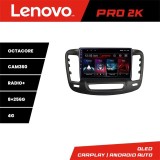 Navigatie Android Chrysler 200 2015-2019 QLED 2K, 8GB RAM, 256GB, 360