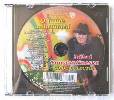 CD de colectie: &amp;quot;Mihai Constantinescu - O lume minunata&amp;quot;, TAIFASURI, 2019. Original, nou foto
