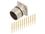 Conector M23 12 PIN Crimpat Drept IP67 Aurit
