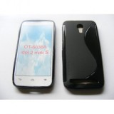 Husa Silicon S-Line Neagra Alcatel One Touch Idol 2 Mini S (6036) Protectie Telefon Premium