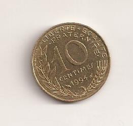 Moneda Franta - 10 Centimes 1994 v2 foto