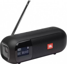 Boxa portabila JBL Tuner 2, Bluetooth, Waterproof, Radio DAB/DAB+/FM, negru foto