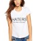 Tricou dama alb - HATERS - M