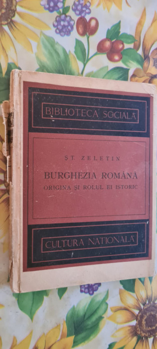 Burghezia romana Stefan Zeletin