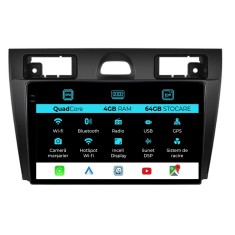 Navigatie Dedicata Ford Fiesta (2006-2011),QuadCore, 9Inch, 4Gb Ram, 64Gb Stocare, Carplay