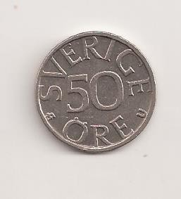 Moneda Suedia - 50 Ore 1980 v2 foto