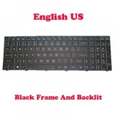 Tastatura Laptop, Schenker XMG Focus 17-M22 NP70PNP, iluminata, neagra, layout US