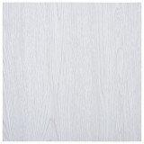 Placi de pardoseala autoadezive, alb, 5,11 m&sup2; PVC GartenMobel Dekor, vidaXL