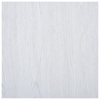 Plăci de pardoseală autoadezive, alb, 5,11 m&amp;sup2; PVC foto