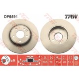 Set discuri frana Mercedes A-Class (W176), B-Class Sports Tourer (W246, Cla Coupe (C117), Cla Shooting Brake (X117), Gla-Class (X156), punte fata, 29, Trw