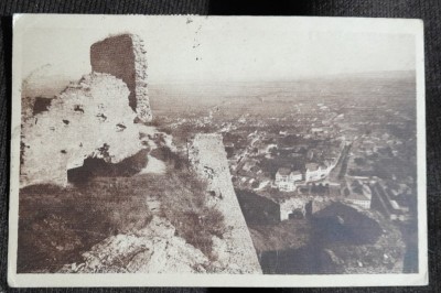 Carte postala, Deva vedere generala, 1945 foto