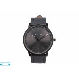 Cumpara ieftin Ceas barbatesc Matteo Ferari Gray Classic X Elegant Clasic Curea Piele Quartz Negru 42mm